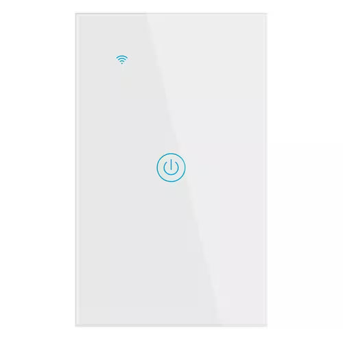 1-Gang Wi-Fi___33 Smart Wall Touch Light Switch Glass Panel Compatible for Alexa/Google APP