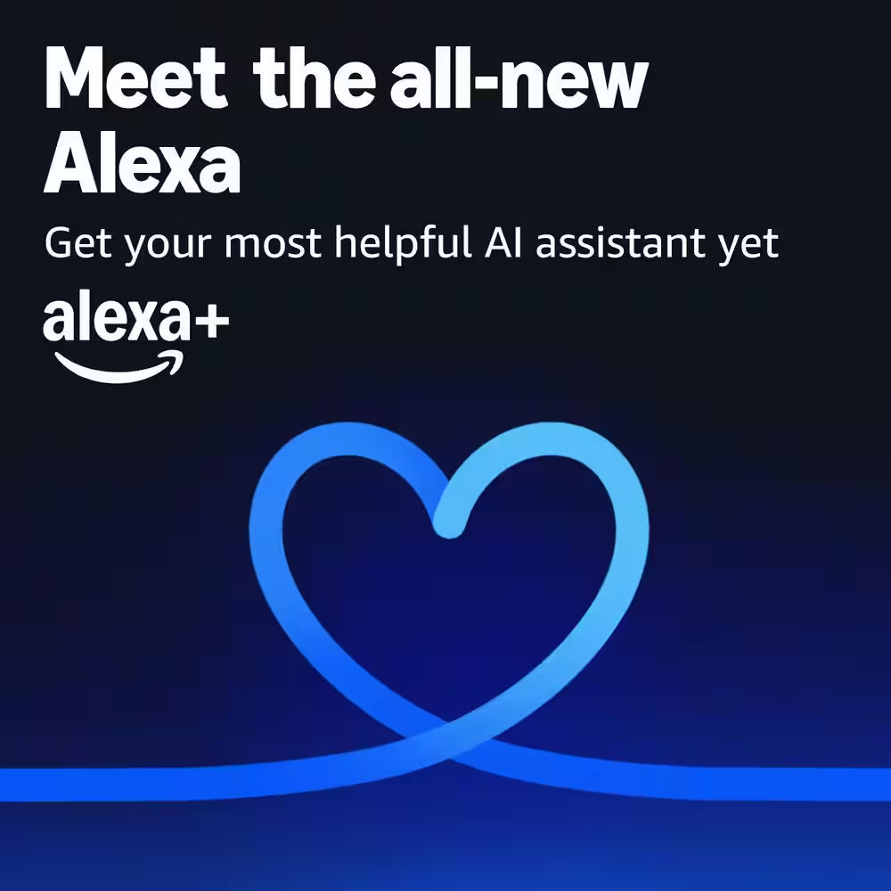 Echo Spot Smart Alarm Clock with Vibrant Sound plus Alexa, Ocean Blue